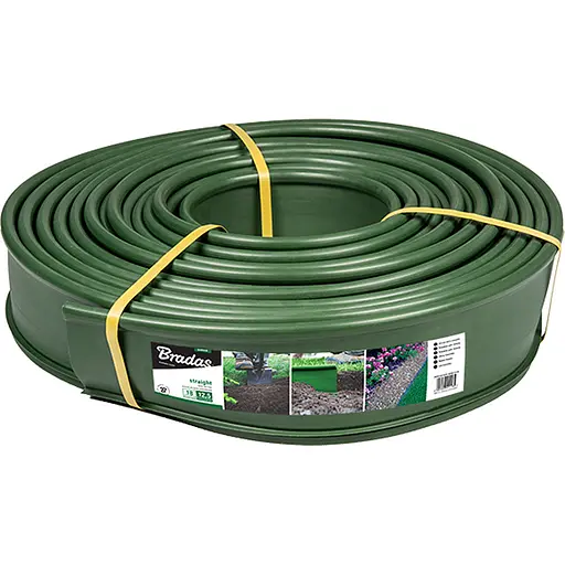 Бордюр газонний Bradas прямий 18 м х 12,5 см зелений OBKG18125 - фото 1