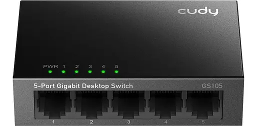 Комутатор Cudy GS105, 5 портовий Gigabit Metal Desktop Switch - фото 3