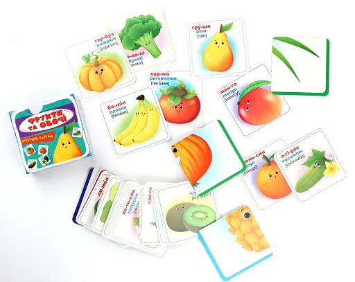 Розумні картки. Фрукти та овочі. 30 карток - фото 4