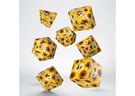 Набір кубиків Full Art Dice Set: Sunflower , 7 шт. (SWSPSUNF) - фото 2