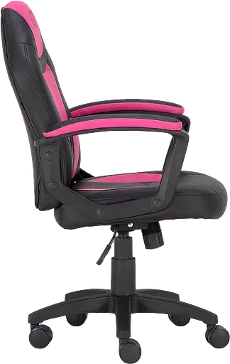 Геймерское детское кресло GT Racer черное с розовым (X-1414 Black/Pink) - фото 2