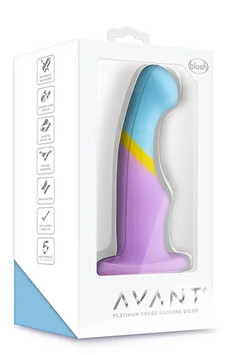 Фаллоимитатор Avant D14 Heart of Gold 15.2 см (мульти) - фото 9