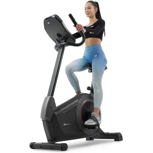 Велотренажер Hop-Sport HS-100H Solid iConsole+ черный - фото 8