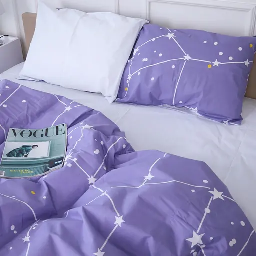 Комплект постільної білизни MirSon 17-4742 Constellation 2x143x210 см - фото 2
