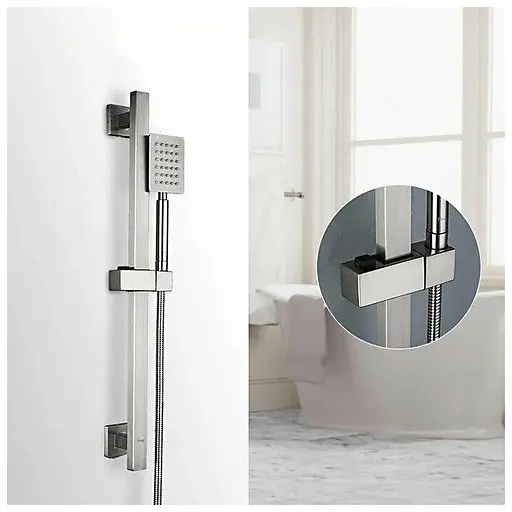 Душовий гарнітур Frap F8017, нержавіюча сталь - фото 2