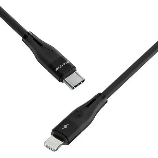Кабель Proove Soft Silicone USB-C to Lightning 27W 1m Black (CCSO27002101) [130629] - фото 3