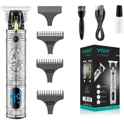 Профессиональный триммер для волос VGR V-228 с металлическим корпусом и T-образным лезвием - фото 1