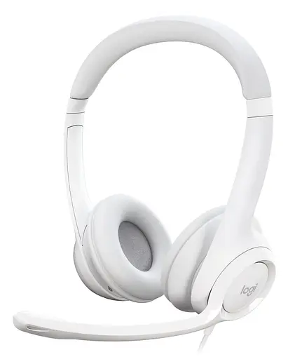 Гарнитура Logitech H390 USB Off-White (981-001286) - фото 1