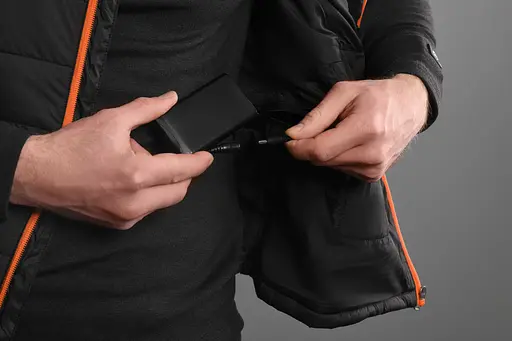 Жилет 2E Tactical з підігрівом Heat Power Plus Black з капюшоном M - фото 8