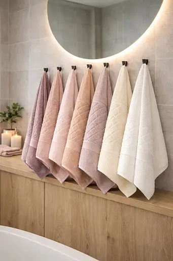 Набір турецьких рушників для ванної 50x90 см 6 шт TC303376179 - фото 2