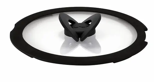Tefal Крышка Ingenio 28 см стекло силикон прозрачно-черный - фото 1