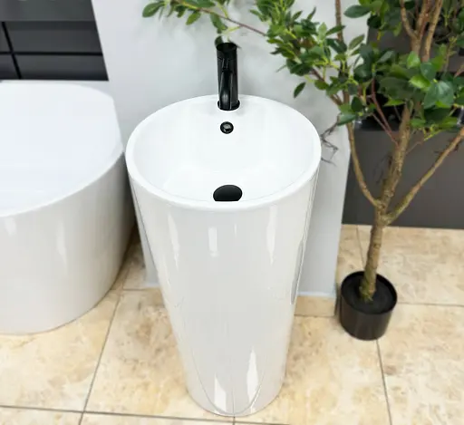 Умивальник VBI Bolonia white підлоговий VBI-019000, Білий - фото 2