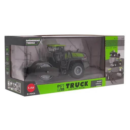 Трактор с катком с металлическими элементами и подвижными частями для детей - фото 6