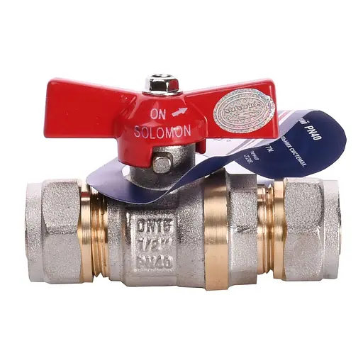 Кран шаровый для металлопластика Solomon 16х16 B1182 - фото 2