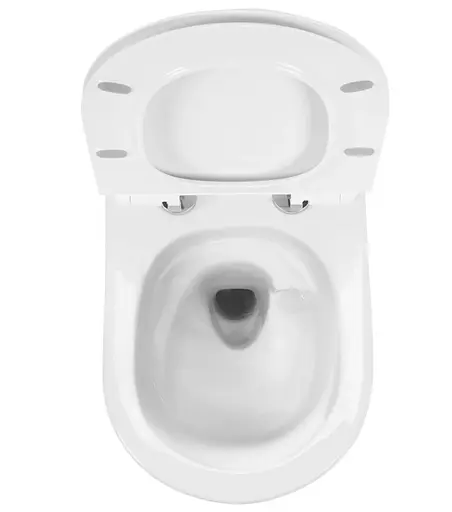 Подвесной унитаз Rea Carlo Flat mini Tornado white REA-C8770, Белый - фото 3