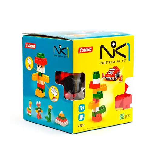 Конструктор детский NIK-1 71511, 88 крупных деталей