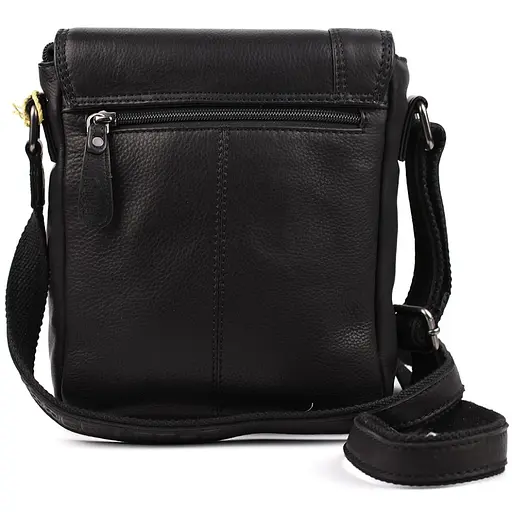 Кожаная мужская сумка через плечо Hill&Burry 19х25х5 см sum0025728 - фото 6