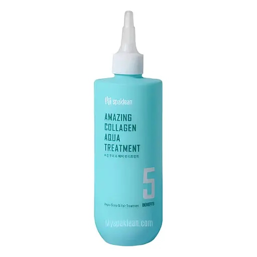 Маска-філер швидка реконструкція для сухого та пошкодженого волосся Amazing Collagen Aqua Treatment Spaklean 300 мл - фото 1