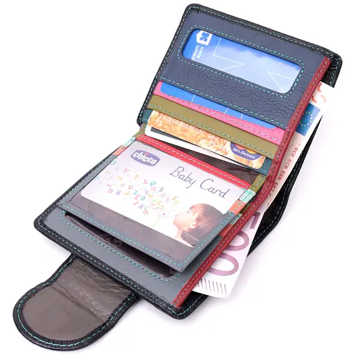 Жіночий шкіряний гаманець ST Leather 10х11.3х1.5 см acs0028366 - фото 5