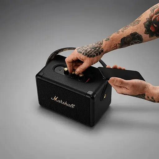 Портативна акустика bluetooth-колонка Marshall Kilburn II Black and brass 1005923 (Asian Version) - фото 8