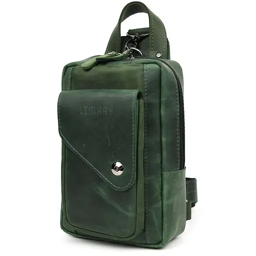 Мужской нагрудная сумка слинг рюкзак на одно плечо LIMARY 29х16х8 см sum0028203 - фото 1