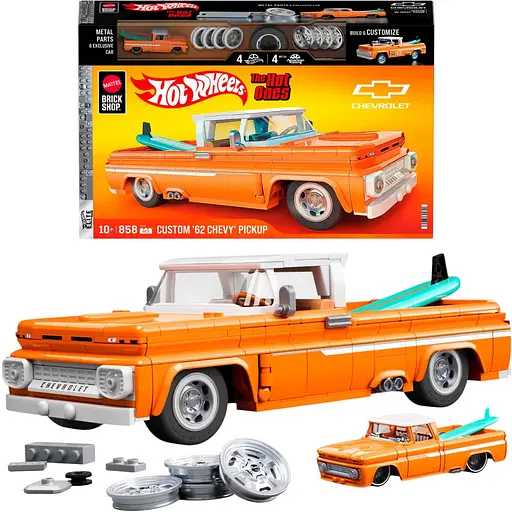 Колекційна машинка-конструктор Hot Wheels Mattel Brick Shop Elite Chevy (JFT20) - фото 2