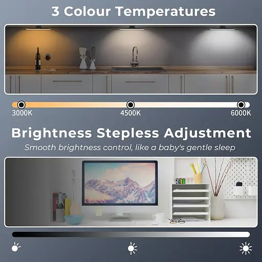 Кухонні світильники під шафу 2 шт. 2000 мАг - фото 2