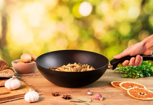 Сковорода ВОК Tefal XL 28 см новая Stock - фото 4