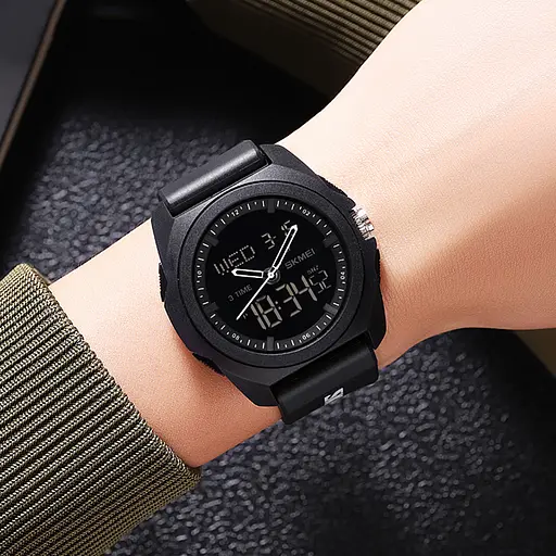 Наручний годинник чоловічий 2199BK Black Skmei acs0030156 - фото 5