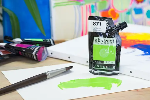 Акрилова фарба Sennelier Abstract, 120 мл, Яскраво-жовто-зелений (Bright Yellow Green) - фото 3
