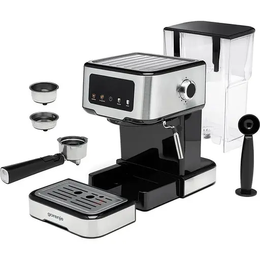 Gorenje Кофеварка рожковая 1.5л молотый ручной капучинатор - фото 8