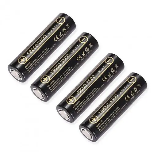 Универсальный аккумулятор Liitokala Lii-35A 18650 3500 mAh (Черный) - фото 4