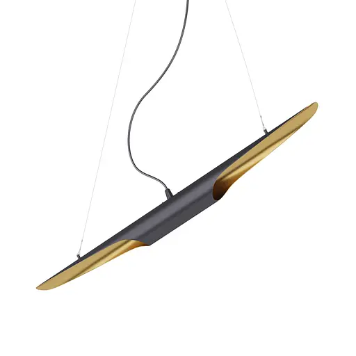 Підвіс P-full lamp, PikArt арт. 4967 Золотий/чорний - фото 1