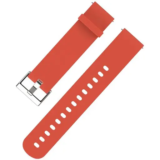 Ремінець силіконовий Tamister для годинника 20 мм Type A помаранчевий