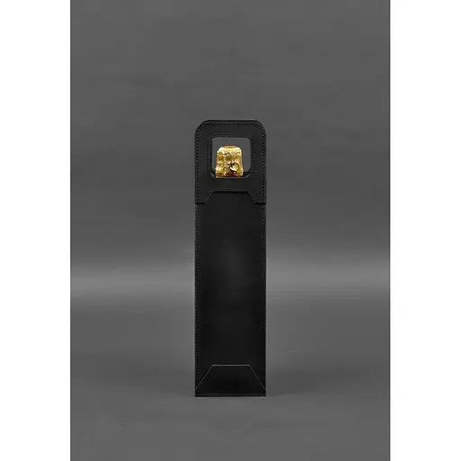 Кожаный чехол для вина BlankNote Crazy Horse 2.0 черный  - фото 6