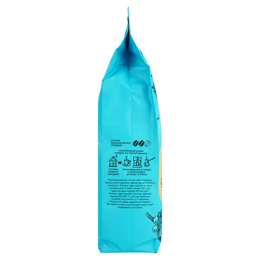 Кофе в зернах Повна Чаша натуральный жареный 1 кг (830936) - фото 4