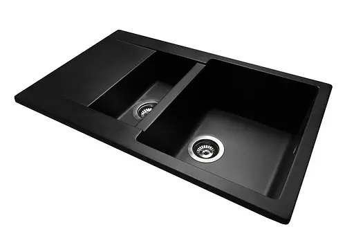 Кухонная мойка гранитная Miraggio LaPas black 786x489x203 00207907, Черный - фото 1