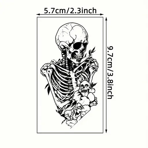 Набор детских временных тату Черные мини №5 black-tattoo-mini-set-5-T - фото 2