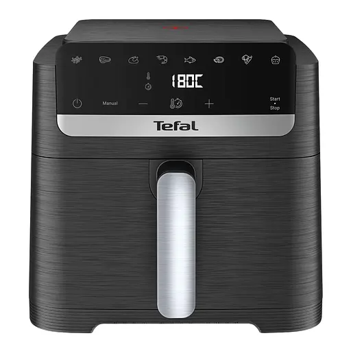 Аерогриль Tefal Easy Fry Mega Compact чорний 1700 Вт (EY8618E0) - фото 1