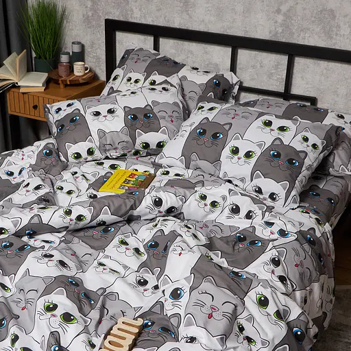 Комплект постельного белья Moon&Star Детский 110x140 см наволочки 2x50x50 см Furry Friends Бязь Gold Люкс - фото 6