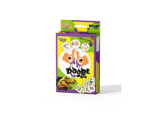 Настольная игра Danko Toys Доббль Картинки: Дино (Doobl Image: Dino) (укр.) (DBI-02-05U)