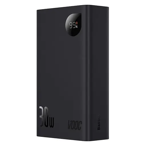 Портативний ЗП Power Bank Baseus Adaman2 Digital Display 30W VOOС OS 20000 mAh (PPAD050101) Black - фото 2