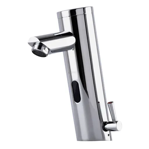 Змішувач сенсорний для умивальника Hotec 19.111 DC/AC Hot/Cold Хром - фото 1