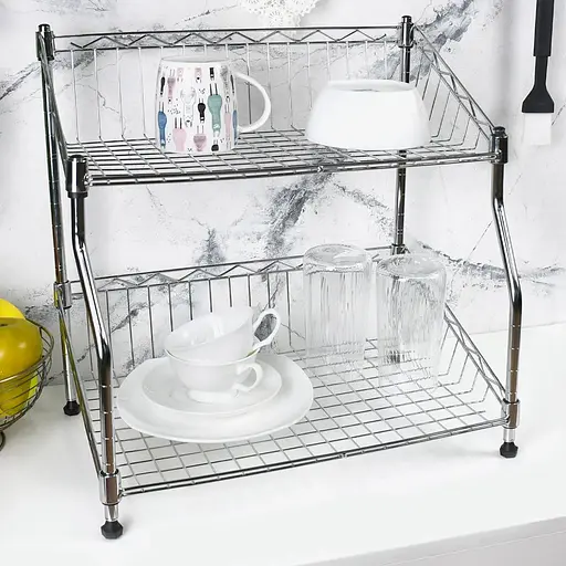 Сушарка для посуду Lemax подвійна настільна (LF-002) - фото 3