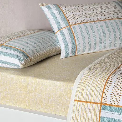 Постільна білизна з покривалом-піке Willow Sari / простирадло на резинці Tac pbe0051409 - фото 2