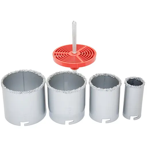 Набір коронок із вольфрамовим напиленням Sigma 4 шт (33, 53, 67, 73 мм) (1512051) - фото 1