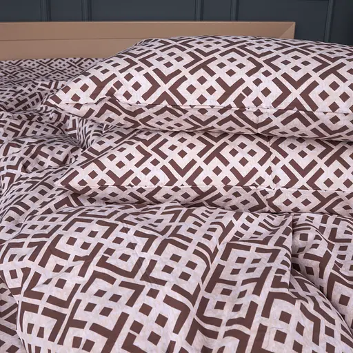 Комплект постільної білизни бязь MIRSON Abstract Brown 110х140см (2200013165170) - фото 2