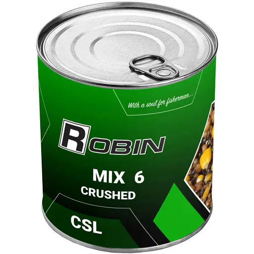 Зернова суміш Robin Мікс 6-ти Зерен CSL Подрібнена 900 мл (ж/б)