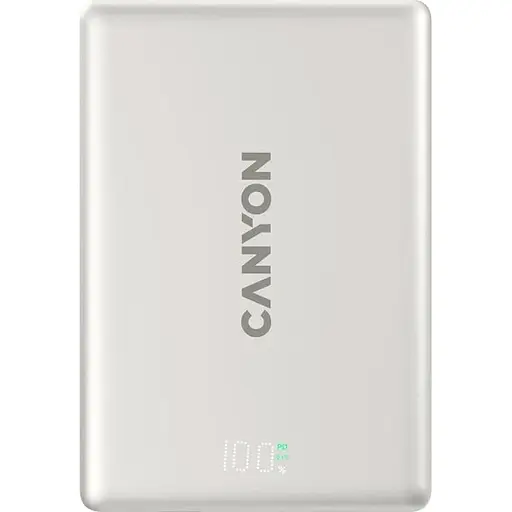 Павербанк Canyon Magnetic Gray 5 000 mAh / 20 Вт (CNS-CPB500G) - фото 5
