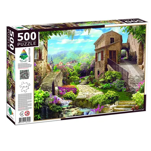 Пазл классический Коллаж с выходом в сад 84900, 500 элементов